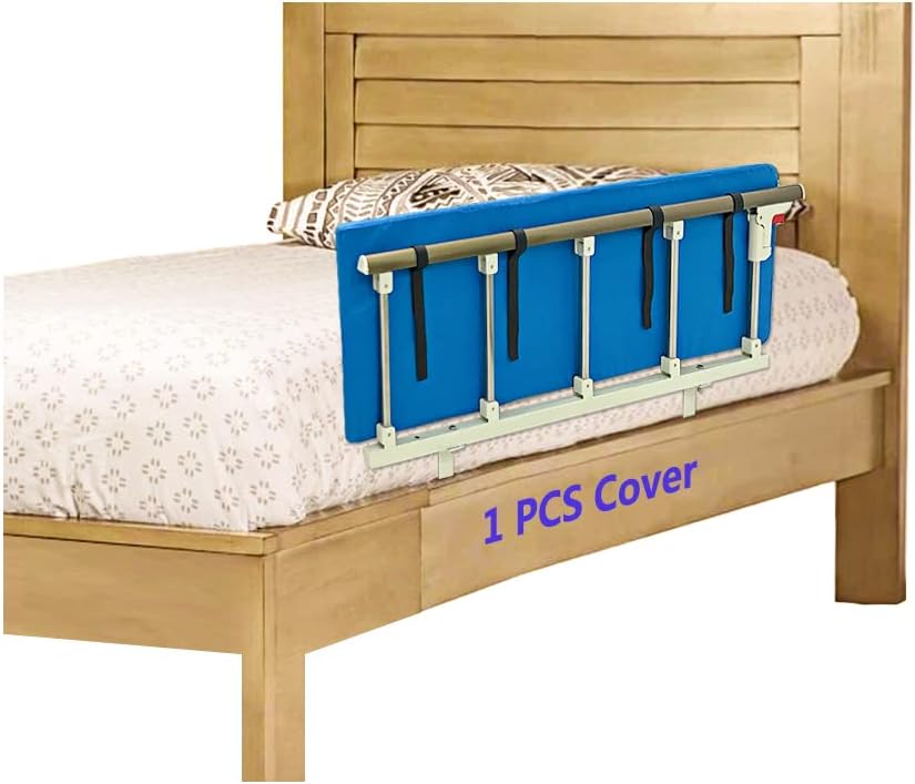 Bed Rails Covers Bed Assist Rail Bumper for Seniors Elderly Adults Bed Pads Guard