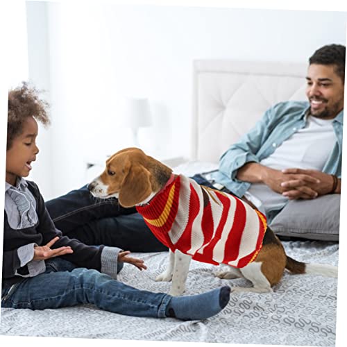 POPETPOP 3 Peças Suéter De Fio De Roupas De Pequeno Vestido Adorável Gatinho De Estimação Tamanho De