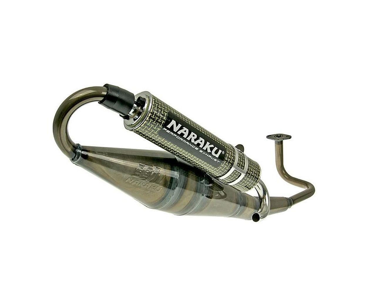 Naraku Exhaust Crossover Clear Coating/Yellow-Carbon - 4