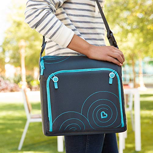 Munchkin Brica Goboost Travel Booster Seat, Blue/Grey , 11.5X5.5X11.5 Inch (Pack Of 1) #TOP3