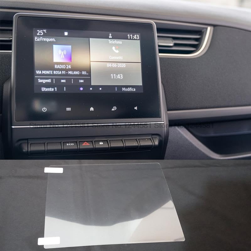 Car interior - PET screen protector For Renaults Zoe Easy Link/Clio 5/Captur 2/Arkana Easy Link 2020-2023 7 inch car infotainment 𝖦РЅ