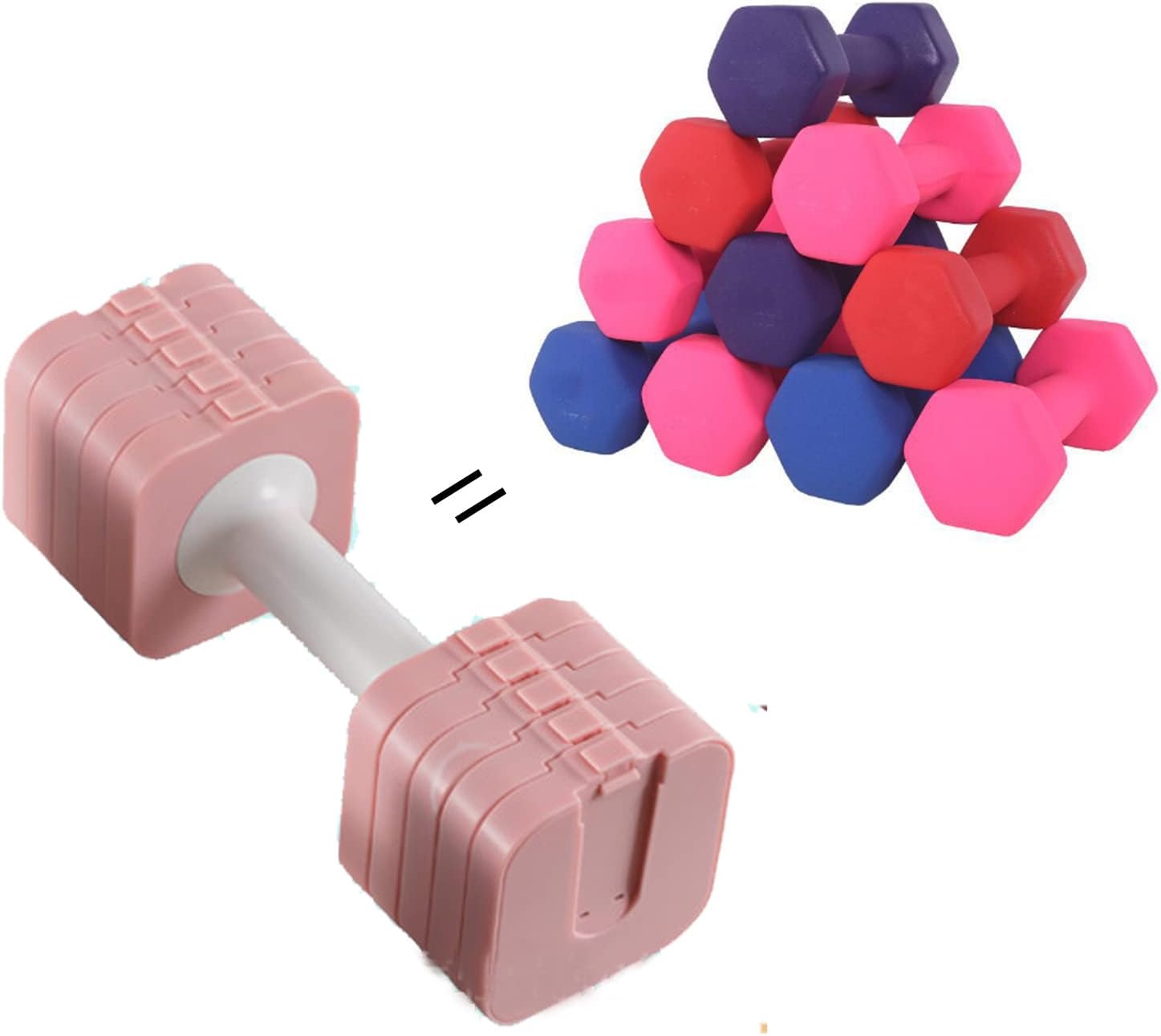Adjustable Dumbbells, Weights Dumbbells Set for Women Patent: D988438S