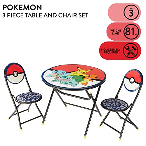 Idea Nuova Pokemon 3 Piece Table And Chair Set #TOP1