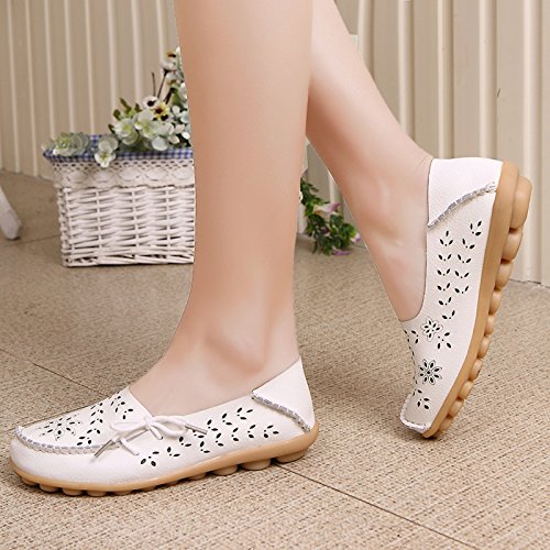 Image of VenusCelia Women's Breathable Comfort Walking Office Flat Loafer