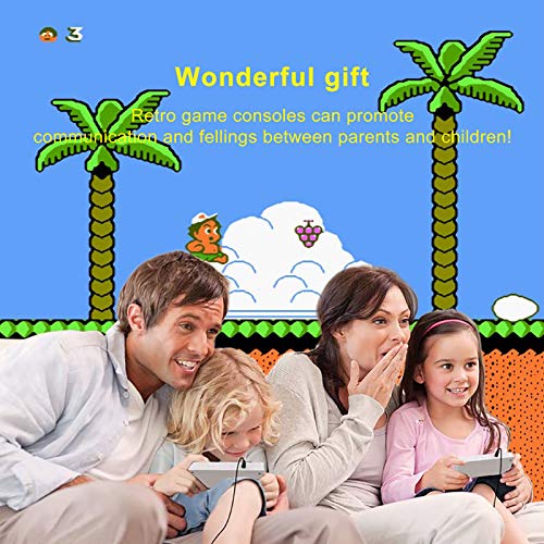 Classic Mini Retro Game Console Built-in 620 Games and 2 Wireless 2.4G Controllers, Children\'s AV Output Video Games, Children\'s Gifts, Birthday Gifts, Happy Childhood Memories( Upgrade Version)