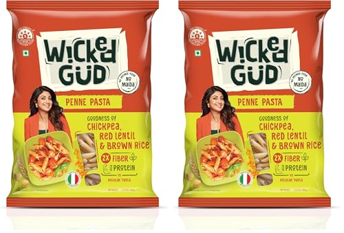 Image of WickedGud Penne Pasta Semolina Wheat 400gm (Pack of 2)