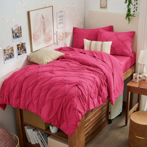 Image of BEDELITE Twin XL Comforter Set Hot Pink,Lightweight & Soft Comforter