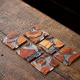 DESIGN NATUREL:Nos sous-verres élégants en bois naturel sont parfaits pour toute table. Ils conviennent pour les boissons chaudes ou froides et créent un superbe centre de table.