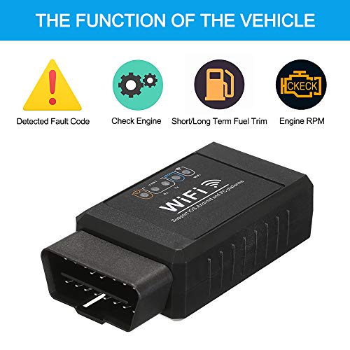 Honeytecs Melhor Conexão de Wifi do detector da ferramenta do varredor do OBD OBDⅡ para o serviço de
