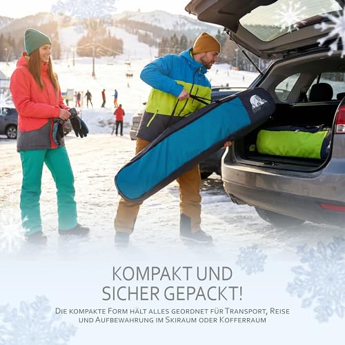 Rawstyle Snowboardtasche Snowboard-Tasche Boardbag Snowboard Bag Tasche für Snowboard Rucksack Modell 2 (schwarz (170cm))