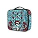 Tragbarer Kulturbeutel Reiseaufbewahrungswerkzeuge Kosmetischer Zugkoffer Floral World Skull Flower Organizer Makeup Bag