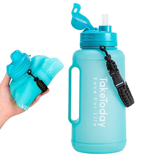 TakeToday 68 Oz Collapsible Water Bottle