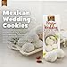 Mexican Wedding Cookies by Too Good Gourmet, 3-Pack, Buttery Almond Shortbread Coated with Powdered Sugar, Premium Treats for Dessert, Parties, Gifts, Snacks