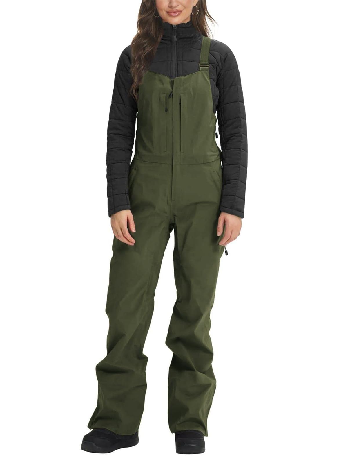 Yousify Womens Snow Bibs Insulated Waterproof Ski Bibs Overalls Winter Outdoor Snow Pants