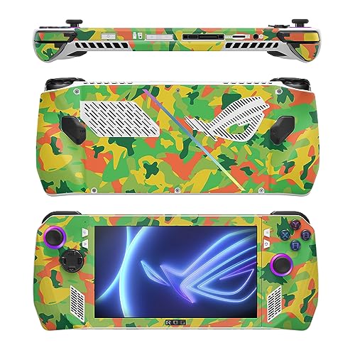 Image of MightySkins Skin Compatible with Asus ROG Ally - Spring Camouflage | Protective, Durable, and Unique Vinyl Decal wrap Cover | Easy to Apply