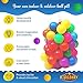Kiddey Caterpillar Kids Play Tunnel and Tent with 50 Balls 2 Pc. Crawl Through Baby Ball Pit Pop up for Toddler and Babies, Indoor & Outdoor Jungle Gym Party Gift | Crawling Tunnels & Tents