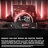 SANDISK Optimus GX PRO 850X NVMe SSD 2 TB (fino a 7.300/6.600 MB/s velocità di lettura e scrittura sequenziali, M.2 2280, PCIe Gen 4.0, fino a 1.200 TBW) Espansione di archiviazione per gaming - 3