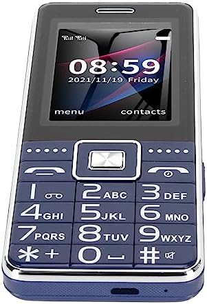 Heayzoki 2G Senior Cell Phone Unlocked, 2.4in Screen Big Button Cell Phone, Dual Standby Loud Speaker One Key SOS Cell Phone, with 6800mah Battery for Seniors