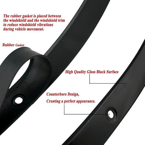 Miniatura 2 de Parabrisas de motocicleta de acero negro brillante suave compatible con Harley Davidson Touring Street Glide Electra Glide Ultra Limited Tri Glide