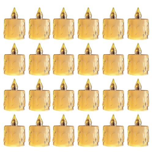 Velas LED de cristal con pilas para decoracion del hogar