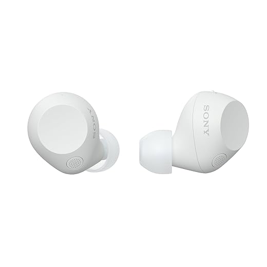 Sony WF-C710N Auricolari True Wireless con Noise Cancelling, leggeri, controlli touch, connessione multipoint, IPX4, batteria fino a 40 ore, ricarica rapida, iOS e Android - White