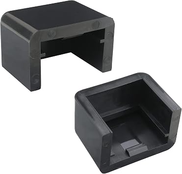 Hood Rest Bumper Bushing Channel Slide on 2 Pack Compatible with Peterbilt Specific Truck Models Replaces 13-04711 30.4016 HM75-65711 M13353 M13353UB