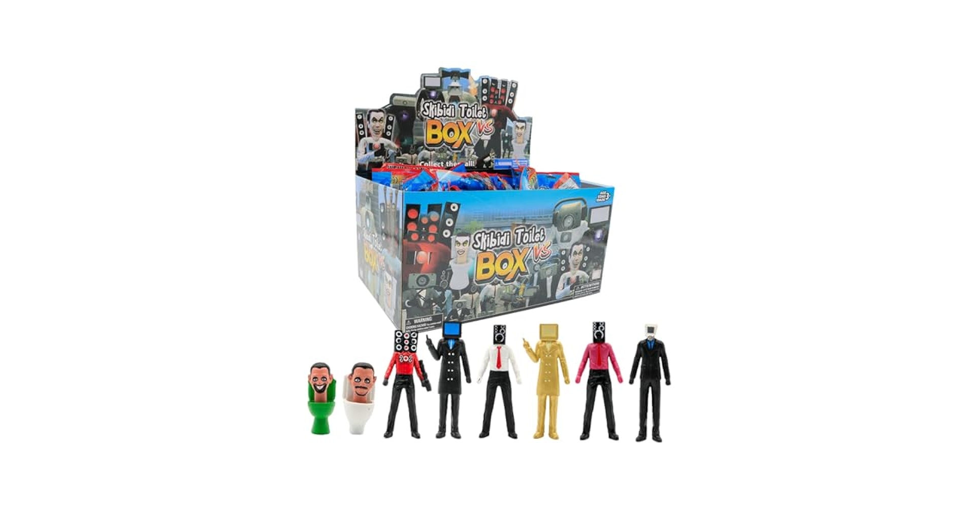 Amazon.co.jp: Skibidi トイレおもちゃフィギュアセットスキビ