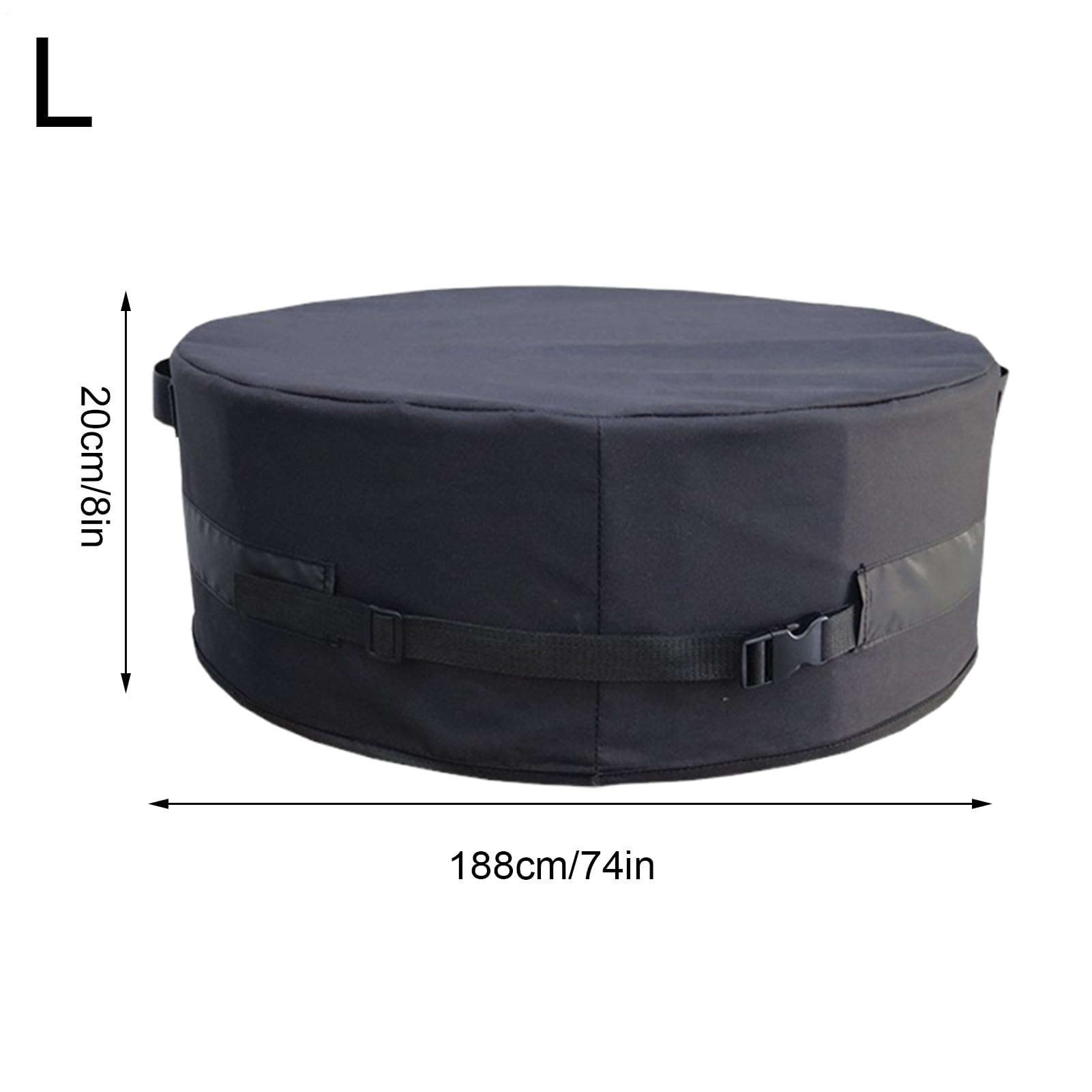 Copertura Rotonda per Braciere Esterno Protezione Impermeabile Rotonda per | Copertura Impermeabile per Cortile, Patio, Giardino, Inverno, , Giorni di Pioggia, Casa Vacanze e Fattoria