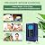 Alkaline Water Ionizer Machine, Built-in a Filter, Produces pH 4-10.5 Water, 7 Water Settings, Up to -500mV ORP, 8000L Per Filter, Auto-Cleaning, Intelligent Voice White