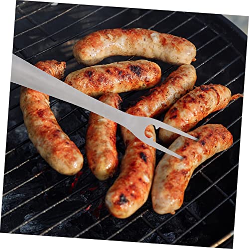 Kit de herramientas para barbacoa BESPORTBLE 2 piezas acero inoxidable miniatura 2