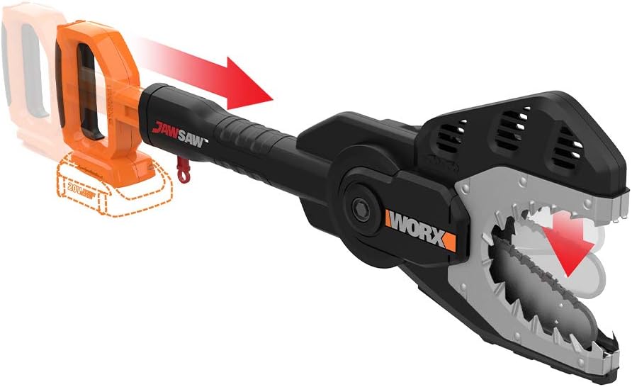 - Worx WG320.9 20V Power Share JawSaw Cordless Chainsaw (Tool Only)