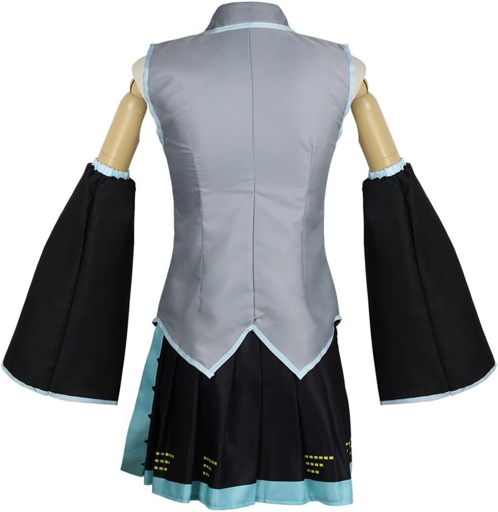 Anime Cosplay Costume Women Halloween Cosplay Full Set Of Uniforms with Wigs Ponytail Braid