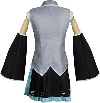 Anime Cosplay Costume Women Halloween Cosplay Full Set Of Uniforms with Wigs Ponytail Braid
