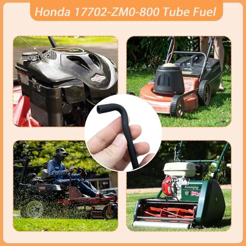 17702-ZM0-000 Fuel Tube replacement Compatible For Honda GCV135 GCV160 GCV160A GCV160LA GCV160LE GCV190A GCV190LA GSV190A GSV190LA engine (3pcs) by plrtliren - Image 2