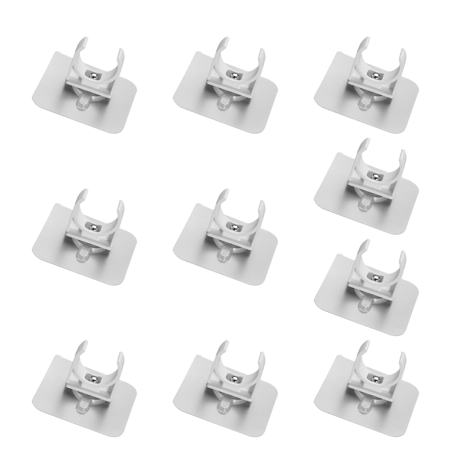 Zhangyezhan 32Mm 10Pcs Pipe Holder Wall Fixing Pipe Brackets Mounting Clamps Home Renovations For Various Installation Need Wall Mount Clip