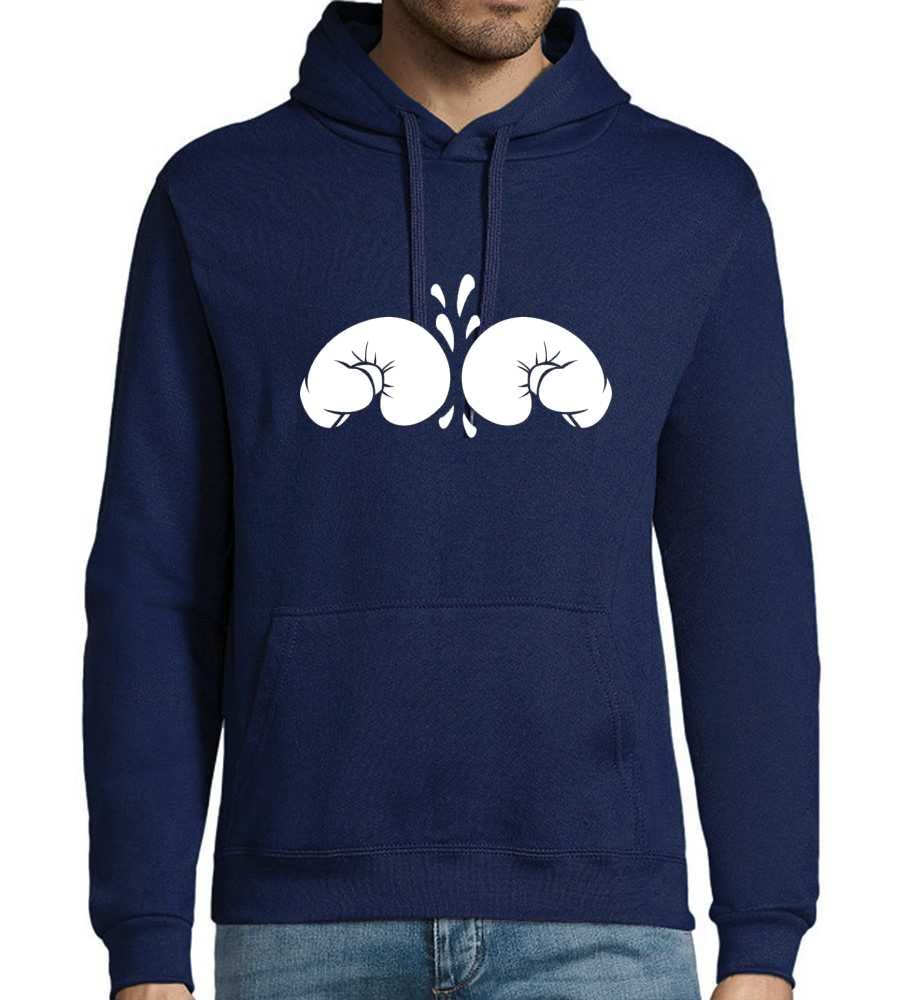 Boxkampf - Guanti da boxe da uomo, con cappuccio, taglia L