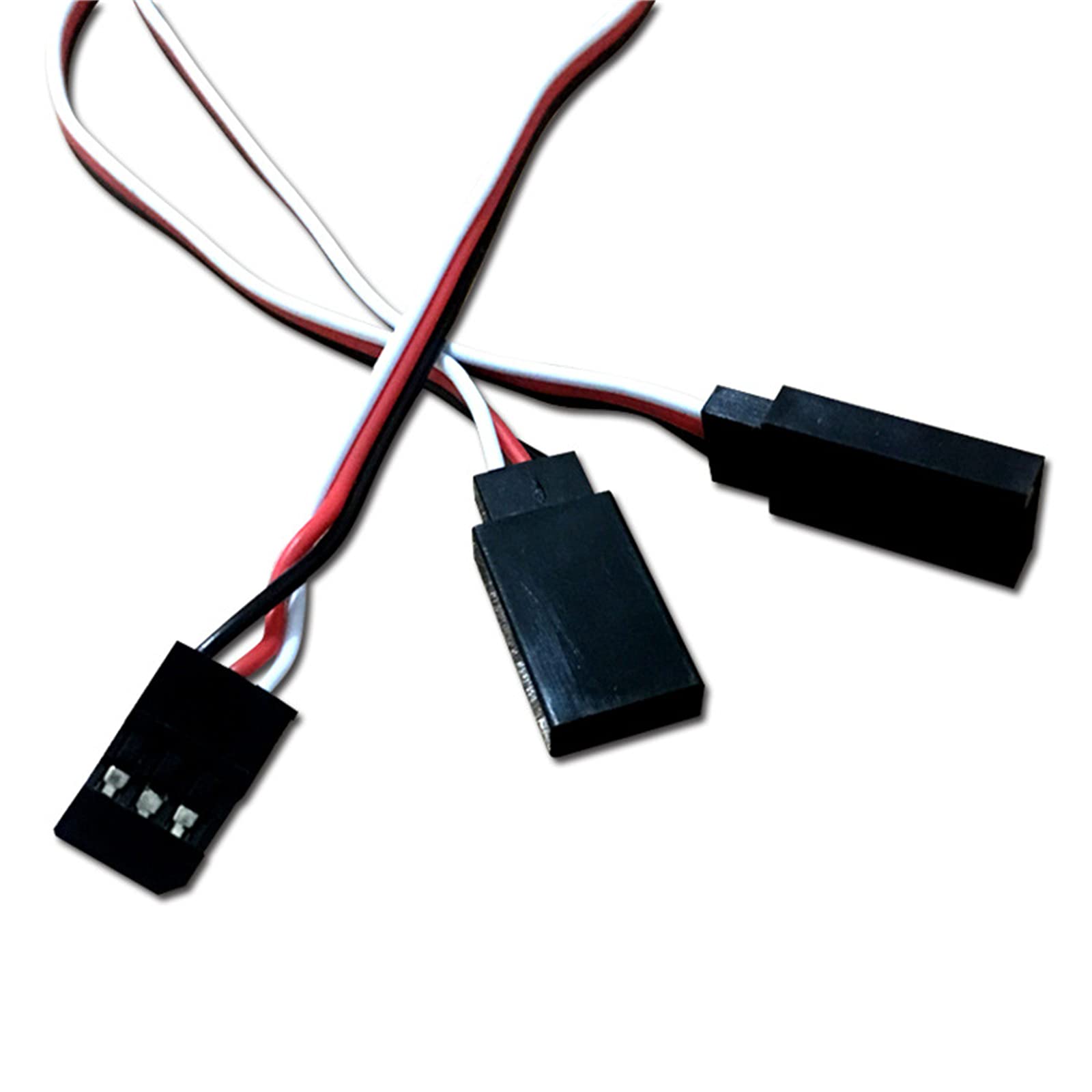 10pc RC Servo Extension Lead Wire – 10/15/20cm, Futaba JR Compatible, DPFHL