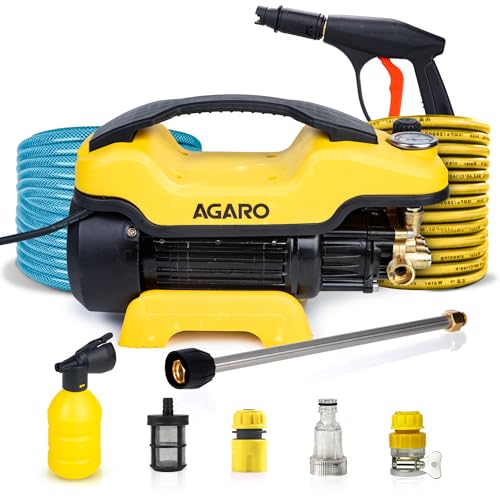 AGARO Supreme Plus Pressure Washer, Car Washer, 2200 Watts Motor, 8L/Min Flow Rate, 140 Bars,...