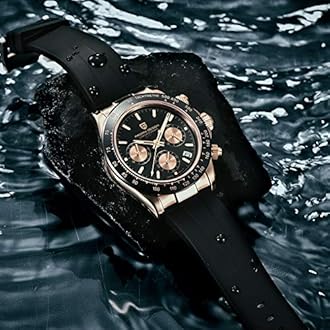 Pagani Design Daytona Homage Men's Quartz Watches Japan Movement Ceramic Bezel Stainless Steel Band Screw-in Crown Waterproof Sport Chronograph Watch