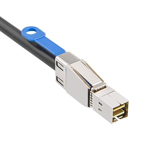 CableCreation SFF-8644 a 4 SATA 7 Pines Cable Mini SAS HD 1 Metro miniatura 2