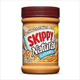 SKIPPY Peanut Butter, Natural Creamy, 15 Ounce (Pack of 6)