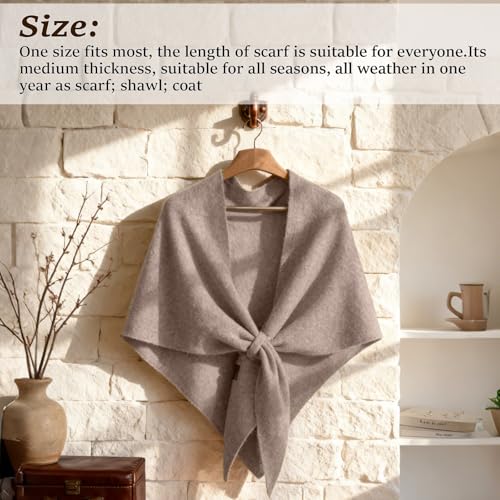 Pashmina Shawl Wraps Women Knitted Shawls and Wraps Cardigan Cape Wool Cashmere Shoulder Top Sweater Shawl Scarf forDailyWear4