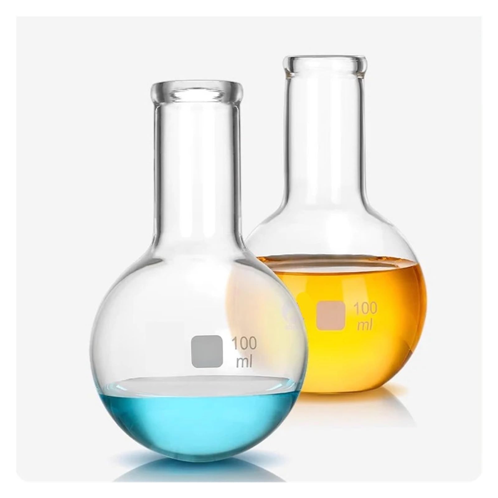 Laborglas-Langhalskolben(150ml flat)