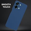 Pikkme Back Cover Camera Protection Shockproof Soft Matte Silicone Back Case for Vivo Y28 4G (Blue) gallery image