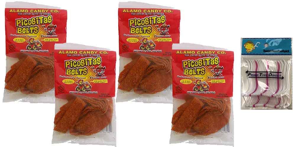 Alamo Candy Xtreme Sour Spiced Picositas Belts, 1.5 Oz