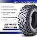 ROADGUIDER Set of 4 ATV UTV Tires 26x8-14 26x8x14 Front & 26x10-14 26x10x14 Rear 6PR All Terrain