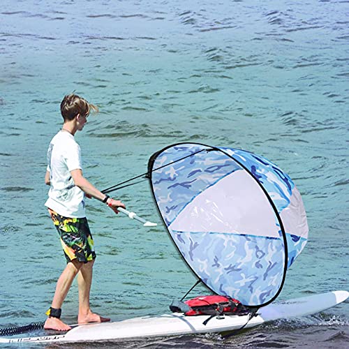 image for WYYXO Kayak Wind Sail,Foldable Kayak Boat Windpaddle Downwind Sail wit