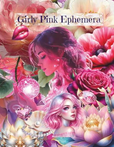 Girly Pink Ephemera: Cut and Collage Makeup, Ladies, Coquette Fun for Scrapbooking, Junk Journals, Art Journaling, Paper Crafts, Decoupage, Mixed Media, Card Making, Artist Trading Cards, Invitations image 2