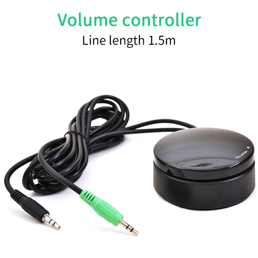 Contrôleur de Volume Audio Contrôle de commutateur de Volume de Signal Aux 3.5mm par remplacement de réglage de câble pour système d'amplificateur de haut-parleursc (Contrôleur et autres)