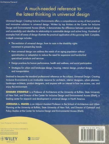 Universal Design book for creating inclusive environments around the world